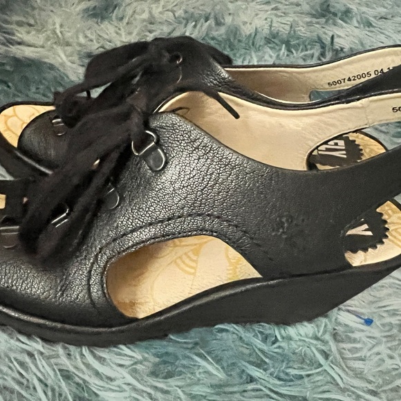 Black Fly London size 40 size 9 lace sandals - Picture 7 of 9